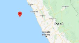 Sismo de magnitud 4.5 se registró esta tarde cerca de Chimbote