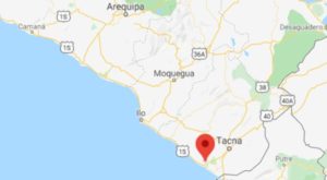 Sismo de magnitud 4.0 se produjo este lunes en Tacna