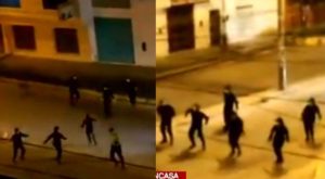 Policías bailan alegremente durante toque de queda [Video]