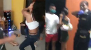 Intervienen a policías por hacer fiesta durante toque de queda en Tumbes [VIDEO]