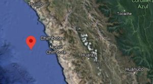 Sismo de magnitud 4.0 se produjo esta mañana en Chimbote