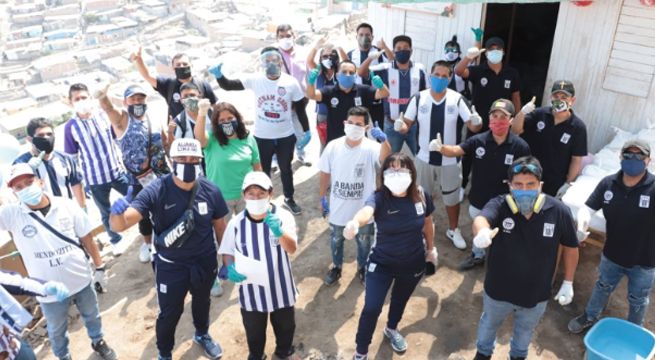 Alianza Lima repartió canastas, víveres y almuerzos en zonas vulnerables