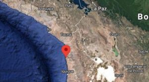 Sismo de magnitud 4.0 se reportó esta noche en Tacna