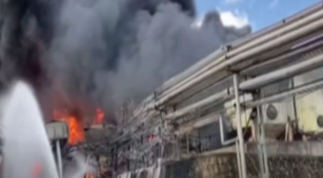 China: incendio en refinería dejó más de 15 heridos y dos desaparecidos [VIDEO]