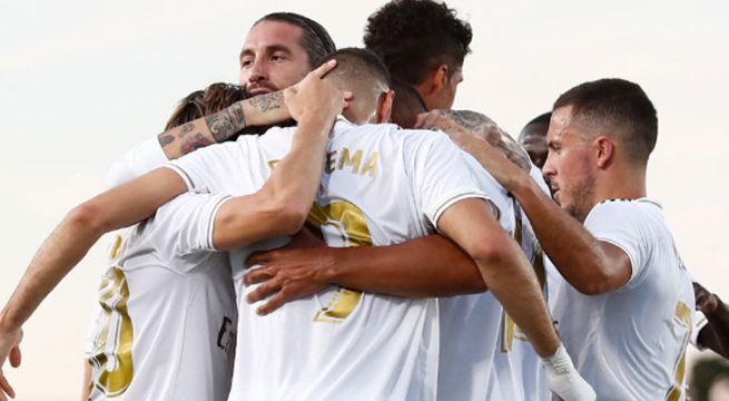 Real Madrid se consagra campeón en la liga española gracias a doblete de Benzema