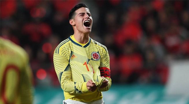 James Rodríguez encabeza la convocatoria de Colombia para las eliminatorias
