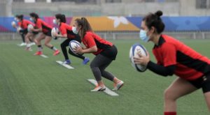 Seleccionadas de rugby regresaron a los entrenamientos en el complejo villa maría del triunfo