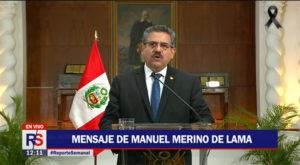 Manuel Merino anuncia su renuncia a la presidencia de la República