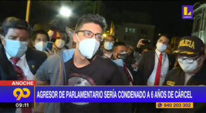 Agresor de Ricardo Burga sería condenado a 6 años de cárcel