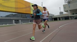 Gladys Tejeda volvió al estadio atlético de la VIDENA durante su preparación a Tokio 2020