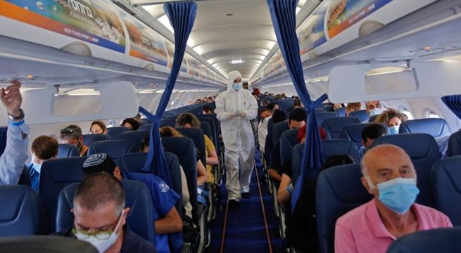El riesgo de contagio de Covid-19 en vuelos es muy bajo