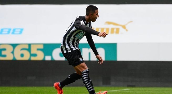 Rodrigo Vilca marcó su primer gol como jugador del Newcastle