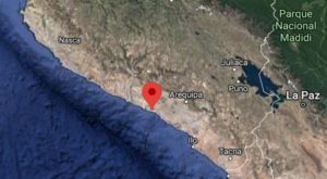 Arequipa: sismo de magnitud 4.0 se registró esta mañana en Camaná