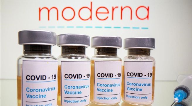 Vacuna contra el Covid-19 de Moderna tiene una efectividad de 94,5%