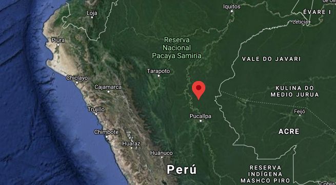 Loreto: sismo de magnitud 4.8 se produjo esta tarde en Contamana