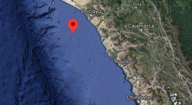 Sismo de magnitud 4.0 se produjo esta noche en Chiclayo