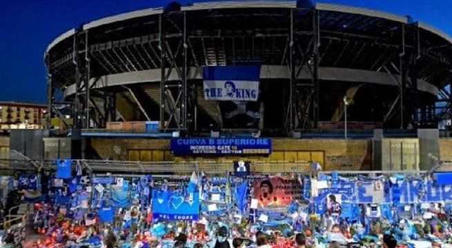 Estadio San Paolo de Napoli pasa a llamarse Diego Armando Maradona