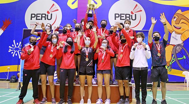 Perú se consagra campeón sudamericano de bádminton