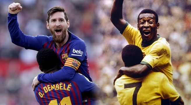 Lionel Messi igualó el récord de Pelé de 643 goles en un mismo club