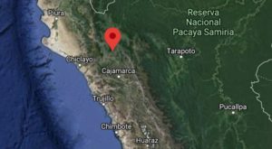 Sismo de magnitud 3.9 se produjo esta madrugada en Cajamarca