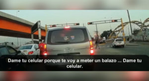 Conductora fue asaltada por falso limpia parabrisas