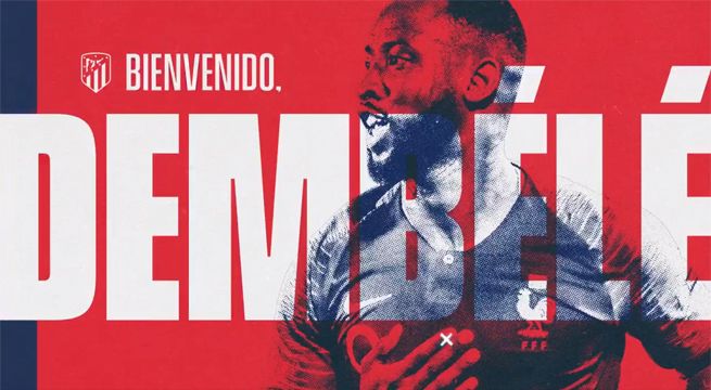 Es oficial: Atlético de Madrid anunció el fichaje de Moussa Dembelé