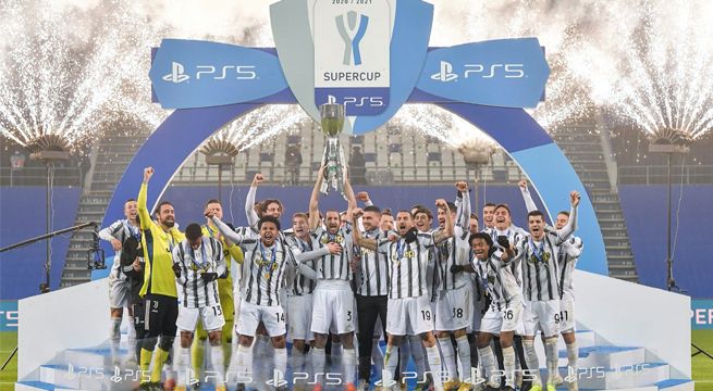 Juventus se corona campeón de la Supercopa de Italia