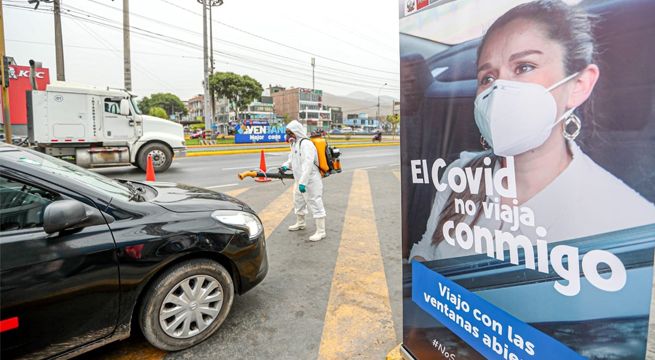 ATU desinfecta taxis autorizados en Lima y Callao totalmente gratis