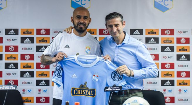 Sporting Cristal presentó oficialmente a Marcos Riquelme como nuevo jugador