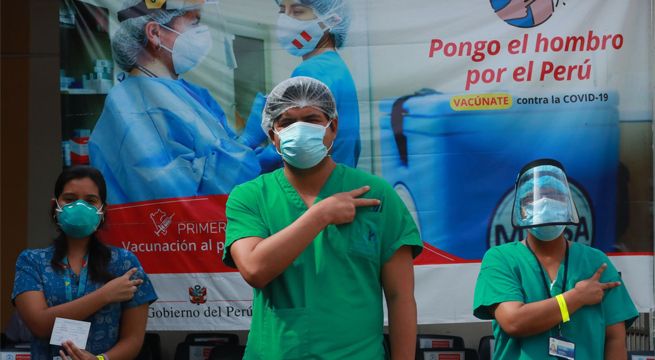 Hoy se inició aplicación de la segunda dosis de la vacuna en hospitales de Lima y Callao