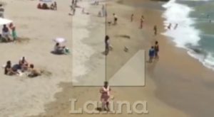 Chorrillos: bañistas visitaron playas durante el toque de queda del domingo