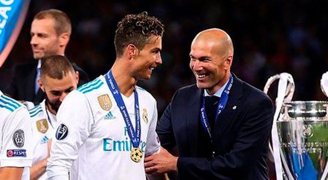 Zinedine Zidane habló sobre la posibilidad de que Cristiano Ronaldo vuelva al Real Madrid