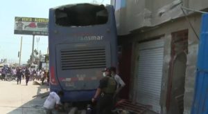 30 heridos dejó impacto de bus contra locales comerciales en Huachipa