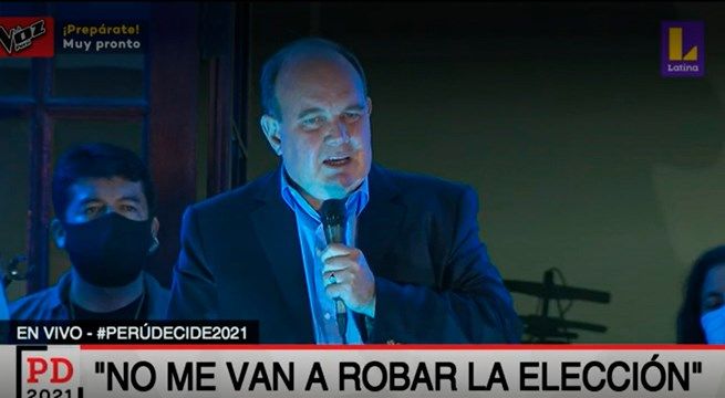 Rafael López Aliaga: “No me van a robar la elección”