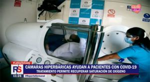 Cámaras hiperbáricas ayudan a pacientes con Covid-19