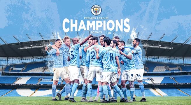Manchester City se coronó campeón de la Premier League 2020-2021