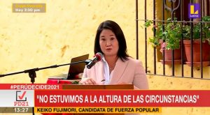 Keiko Fujimori pidió perdón por los errores cometidos