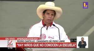 Pedro Castillo: “En nuestro gobierno no habrá dictaduras”