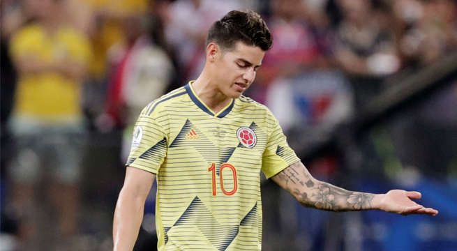 James Rodríguez fue desconvocado de la selección de Colombia para las eliminatorias