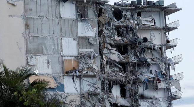 Cifra de muertos por colapso de edificio en Miami sube a 11