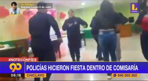 Policías hicieron fiesta dentro de una comisaría en plena pandemia