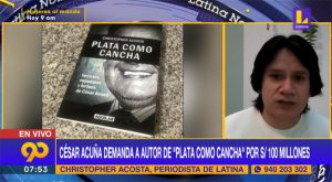 Autor de «Plata como cancha» se defiende tras la denuncia de César Acuña
