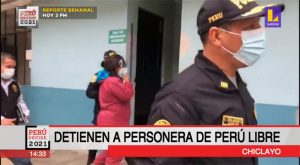 Detienen a otra personera de Perú Libre por adulterar cédulas