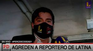 Seguidores de Pedro Castillo agreden a periodista de Latina, Steve Romero, por defender a reportera