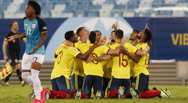 Colombia vence a Ecuador en su debut en la Copa América