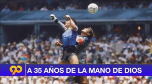 A 35 años de la “Mano de Dios”