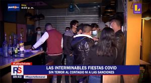 Las interminables «fiestas Covid-19»: Sin temor al contagio