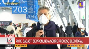 Francisco Sagasti: “Les pido a los candidatos que llamen a la calma a sus seguidores”