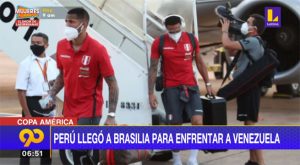 La selección peruana llegó a Brasilia para enfrentar a Venezuela