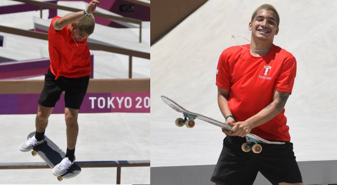 Tokio 2020: Angelo Caro sacó cara por el Perú quedando quinto en skateboarding
